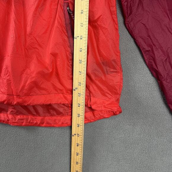 Kuhl Jacket Womens Medium Red Parajax Anorak Lightweight Full Zip Outdoor Hooded - Picture 9 of 9
